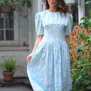 Vintage Gunne Sax Jessica McClintock Prairie Dress